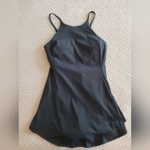 Black high neck tennis dress